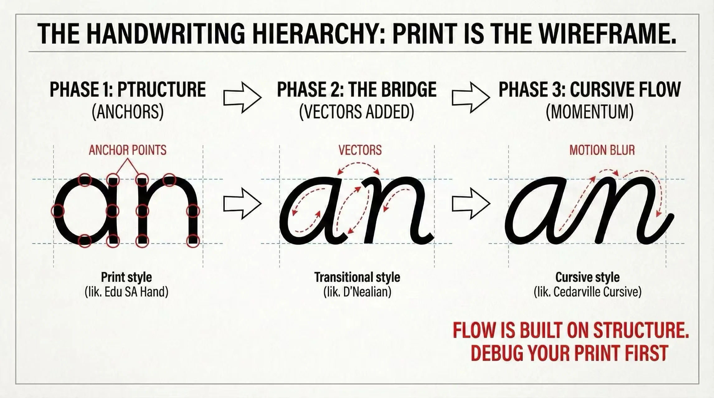 Cursive vs. Print: The Hierarchy of Handwriting Speed