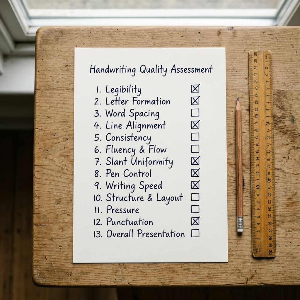 How to Check Your Handwriting Quality: A Practical Self-Assessment Guide