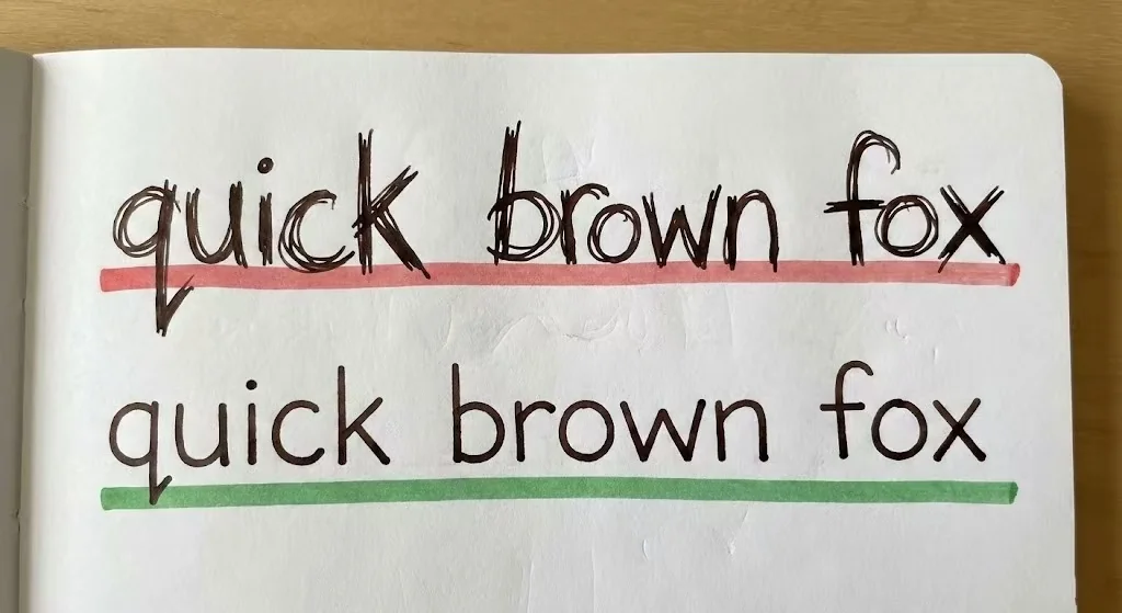 Messy Handwriting